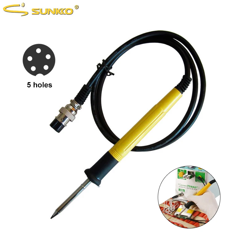 

SUNKKO 912 Electric Soldering Iron Constant Temperature T12 Soldering Iron Handle For 709A 709AD 709AD+ Spot Welder Welding Tool