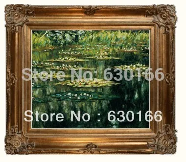 Claude Monet Oil Painting Reproductions on Canvas Water Lilies Famous Art Landscape Painting Art Pictures Horizontal