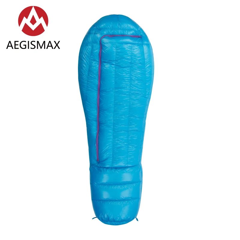 AEGISMAX Outdoor Camping ULTRA Series Winter Thick warm 850FP White Goose Down Mummy Cold Weather Sleeping Bag