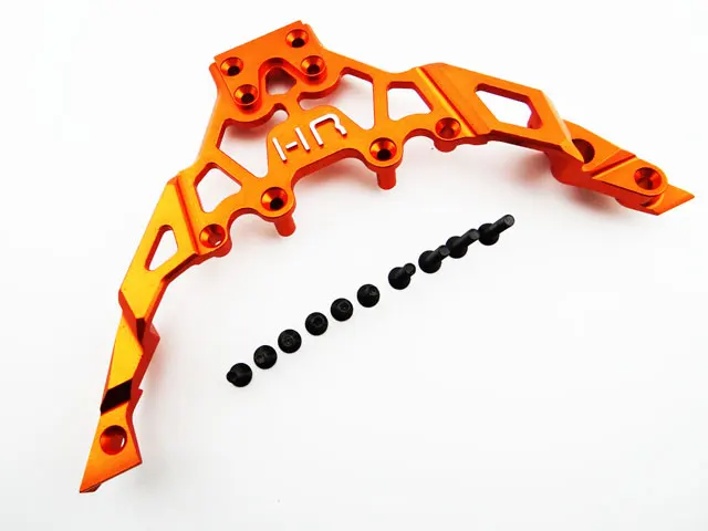 Hot racing CNC Aluminum front upper chassis bulkhead for Axial Yeti 90025 90026