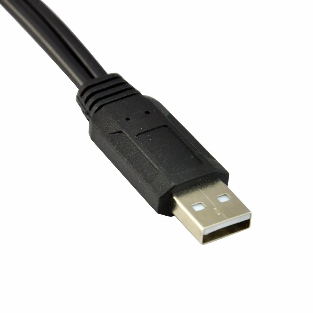 2 قطعة/الوحدة ثنائي مايكرو USB الفاصل تهمة كابل الطاقة يصل إلى اثنين مايكرو أجهزة USB في وقت واحد من واحد USB ميناء