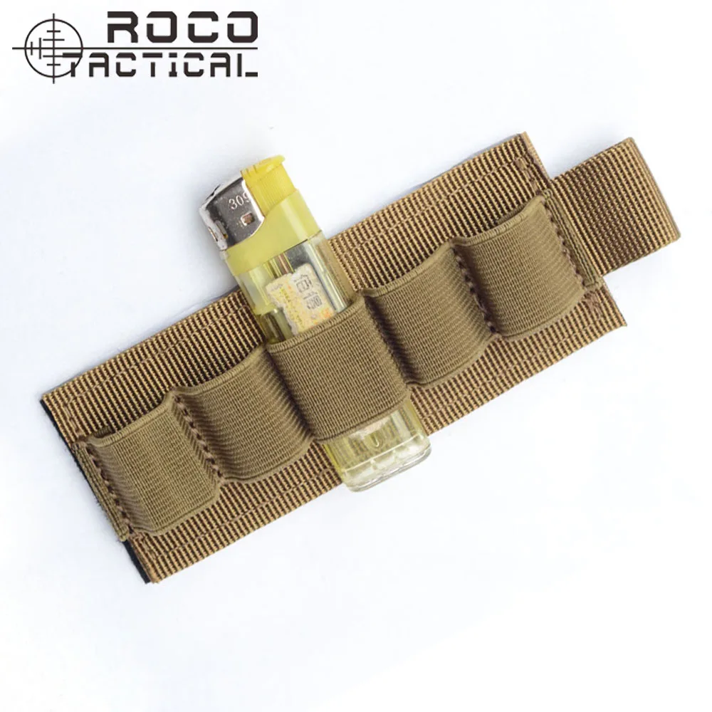 ROCOTACTICAL Airsoft Shotgun Reload Buttcuff Shotgun Shell Ammo Pouch MOLLE System Ready Pouch Holster Airsoft 5rd Shell Holder