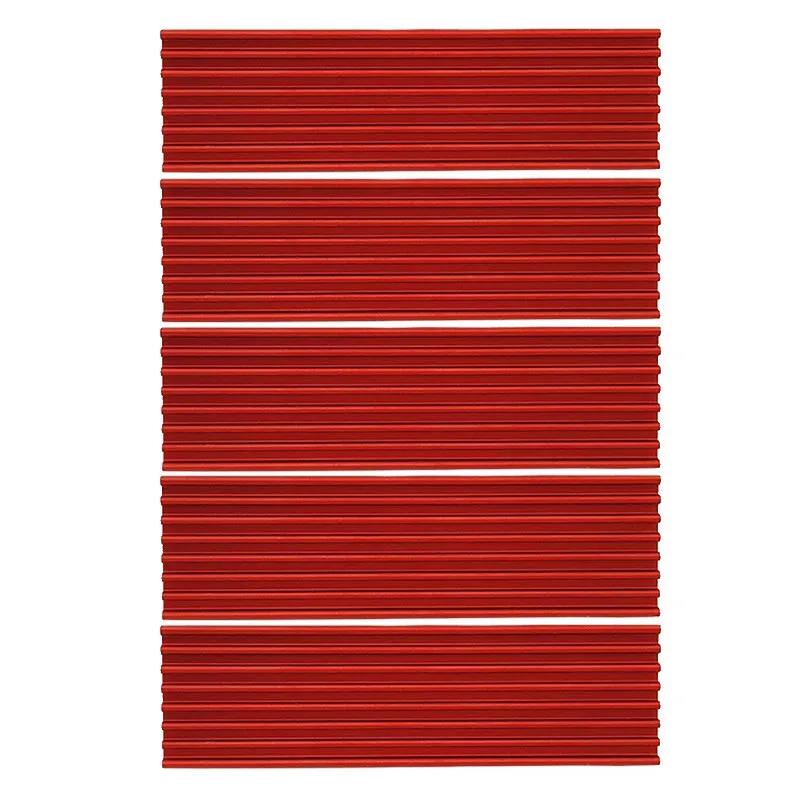 

5PCS M.2 Heatsink SSD Aluminium Alloy PCI-E NVMe M.2 2280 SSD Heatsinks Radiator PC Cooling Heat Dissipation Radiator Red Color