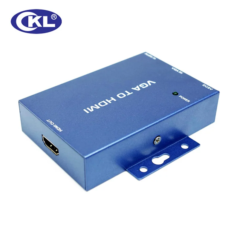 CKL-VGAH-convertidor Mini VGA a HDMI, dispositivo de Audio para PC, portátil, proyector HDTV, Full HD 1080P