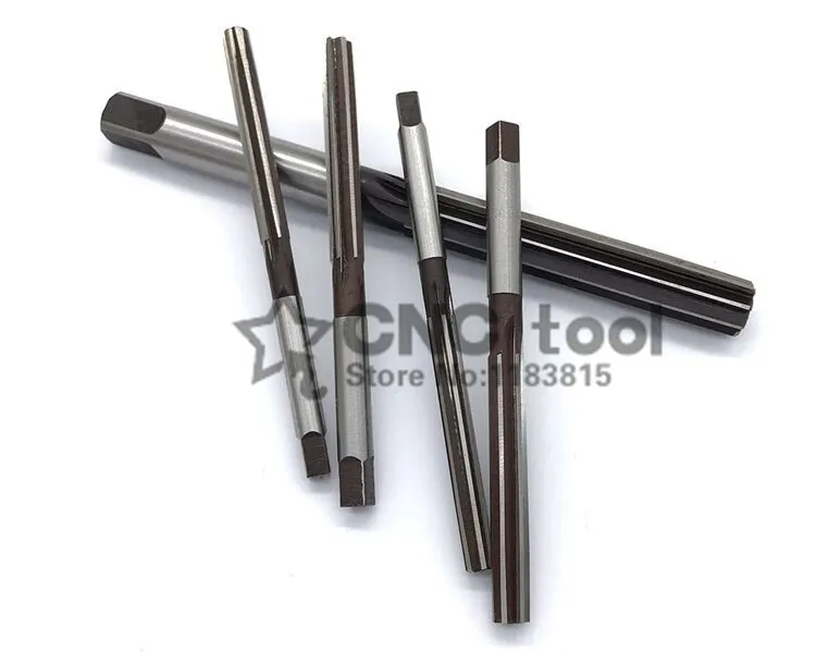 10Pcs Hand Reamer set 3/4/5/6/7/8/9/10/11/12mm Precision H8 9SiCr Straight- shank Manual-purpose Tools,Free shipping