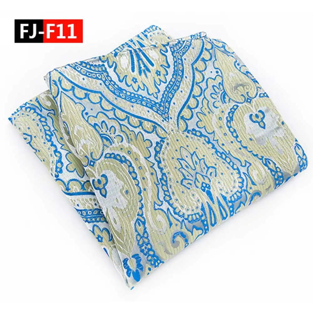 Pañuelo cuadrado de bolsillo para hombre, pañuelo de Cachemira Floral multicolor, fiesta de boda, BWTHZ0323
