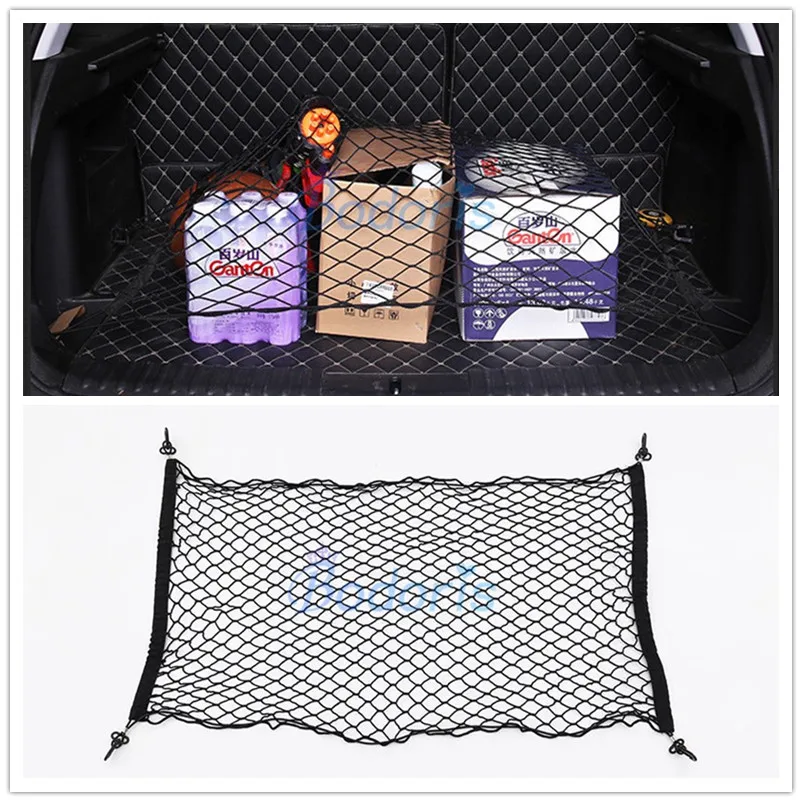 Rear Truck Storage Bag Luggage Nets Hook Organizer Dumpster Net For Toyota Jeep Renegade Grand Cherokee Compass Accessories