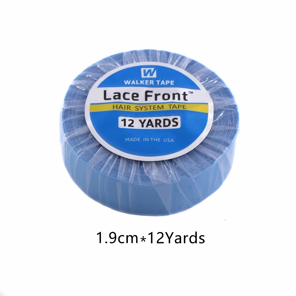 Strong Lace Front Support Tape 12  Yards 1.9cm Beaded Adhesives Tape For Tape Hair Extensions Lace Wigs