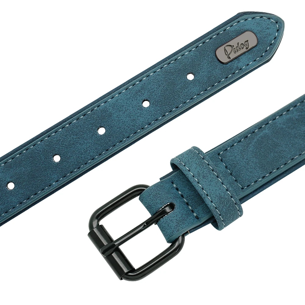 Personalisierte Hund Kragen Nach Leder Hund Halsbänder Innere Gepolsterte Pet ID Kragen Für Kleine Medium Große Hunde Pitbull Bulldog – Detail 9
