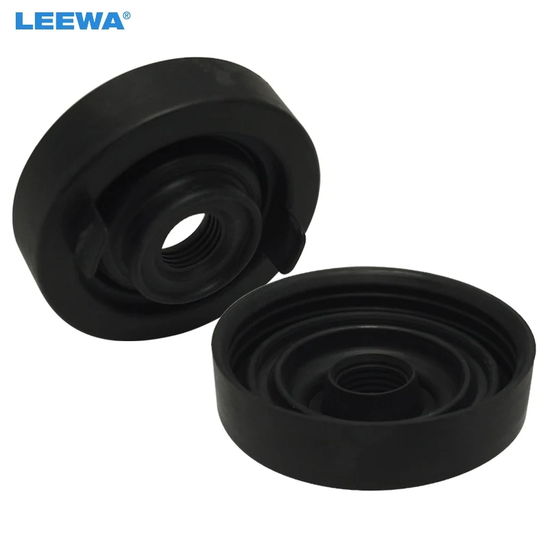 LEEWA 2PCS Car Headlight Waterproof DustProof Cover Rubber H4 85mm-85mm Anti-Dust Sealing Headlamp Cover Cap #CA5605