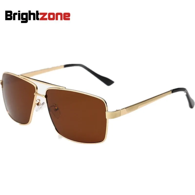 Lunettes de soleil polarisées pour hommes, pour Golf, conduite, pêche, marque de styliste, avec boîte, verres polarisés HD, monture en alliage, 8712