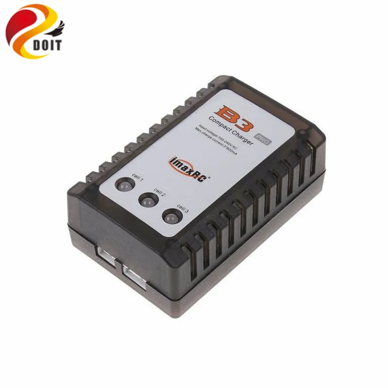 EU plug B3 Charger for Model Aircraft Lithium Battery 7.4 V to 11 V, 2 s, 3 s Simple B3 Balance Charger The power Adapter