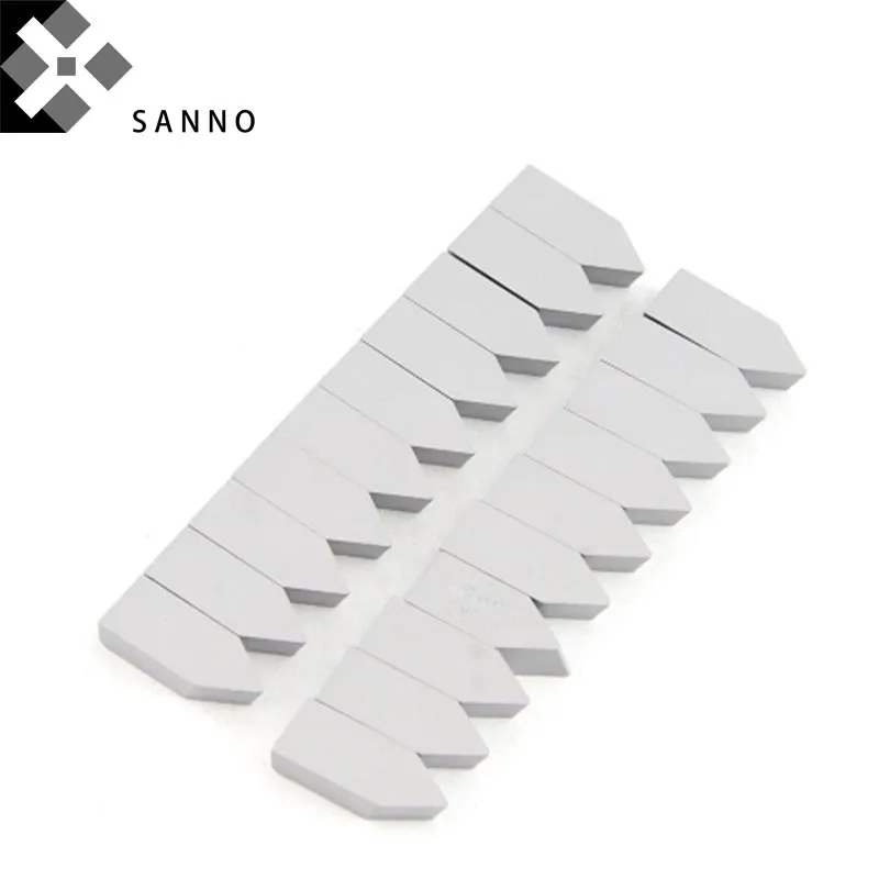 30PCS YT5 / YT15 / YT14 / YG8 / YW1 / YW2 / YG6 C120 Threading Blade CNC Carbide Welding Blade Inserts Brazed Insert
