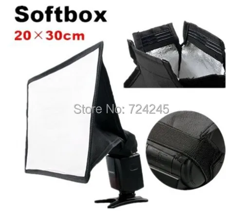 

20x30 Lambed Box Camera portable Flash Softbox Diffusers For Canon/Nikon/Sony/Minolta/Pentax Flash Softbox For Speedlite