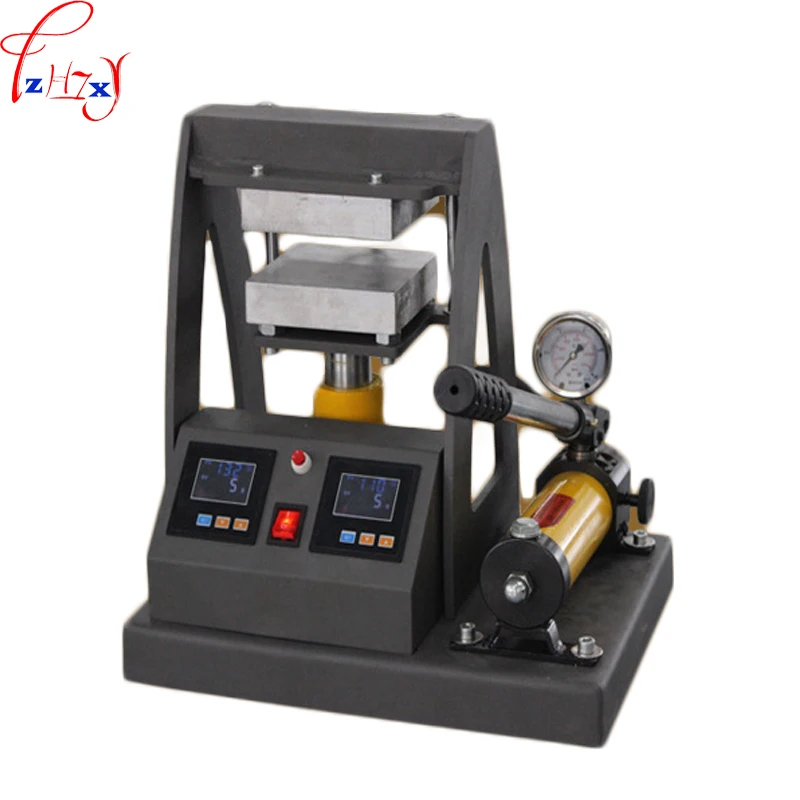 

110/220V 1200W 1PC Manual hydraulic upper plate heating and stamping machine 12*12CM rosin dual heating plates press machine