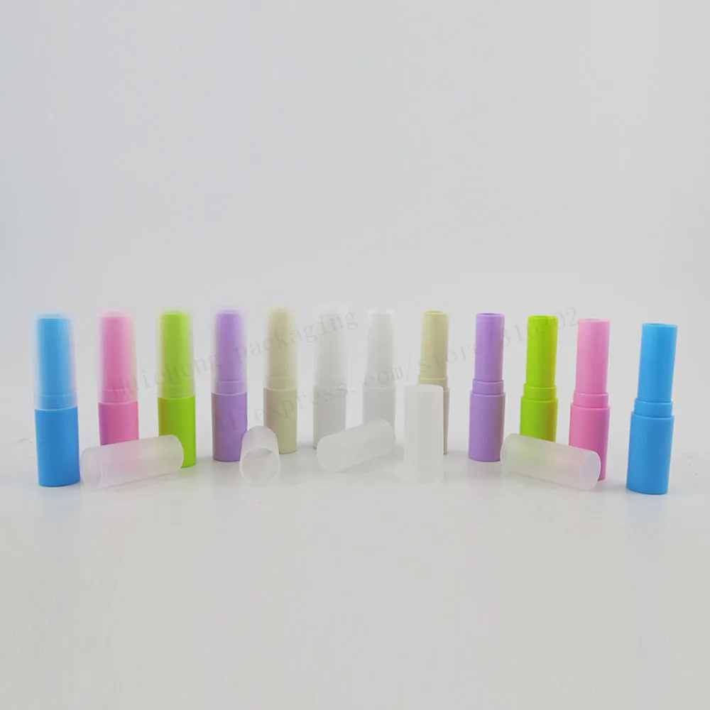 100 X 4G  Empty Lipstick Bottle Lip Gloss Tube Lip Balm Tube Container With Cap 4CC Cosmetic Sample Containe