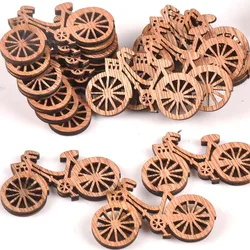 10pcs 49x29 millimetri di Colore Marrone Fette di Legno Artigianato Per Fatti A Mano Scrapbooking Artigianato di Legno Ornamento Accessori Per il Cucito M1676