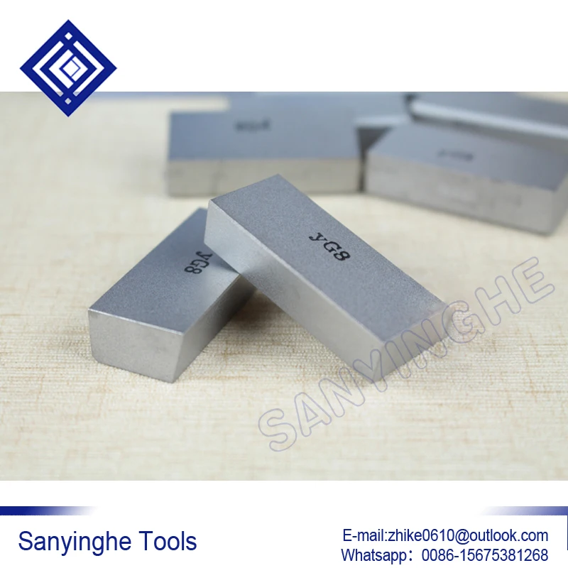 A122 YG6 / YG8 / YW1 / YW2 / YT5 / YT14 / YT15 /YG6X كربيد لحام إدراج إدراج ملحومة (20 قطعة/السلع)