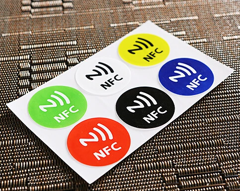 6Pcs/Lot 6 Colors NFC Stickers Smart Adhesive NFC 213 Tags Compatible with All Phones