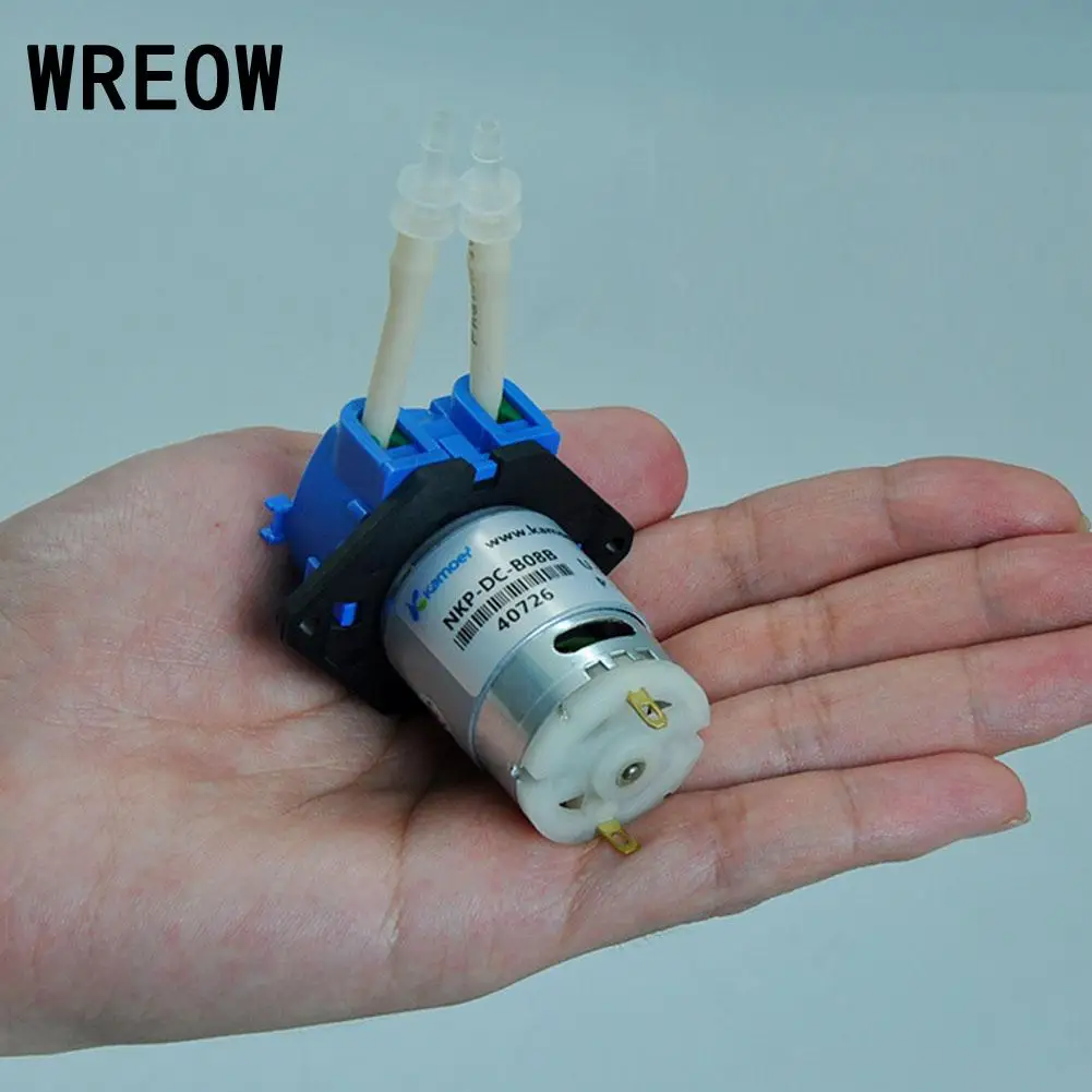 

Water Analytical Liquid Aquarium Lab Chemical DC 3V 6V 12V 24V Micro Self-priming Mute Peristaltic Pump Lab Dosing Analytical