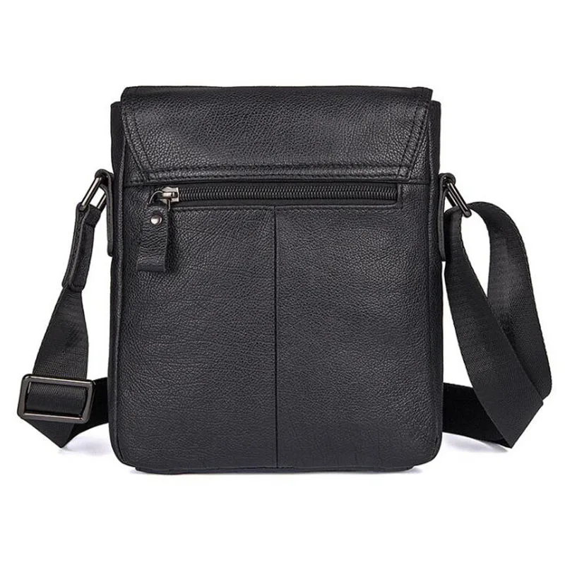 Imagem -03 - Couro Genuíno Bolsa de Ombro dos Homens Mensageiro Bolsa de Qualidade Superior Casual Crossbody Design Simples Bolsa Presente Bolsas de Ombro 100