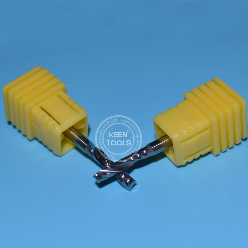 EM3.15mm(H2) Carbide Steel Single One Flute Spiral Drill End Milling Cutter Bits For Acrylic,PVC High Quality