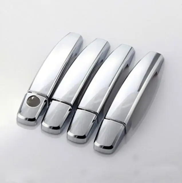 Car styling ACCESSORIES FIT FOR Peugeot 408 2010-2013 CHROME DOOR HANDLE COVER TRIM MOLDING CATCH OVERLAY