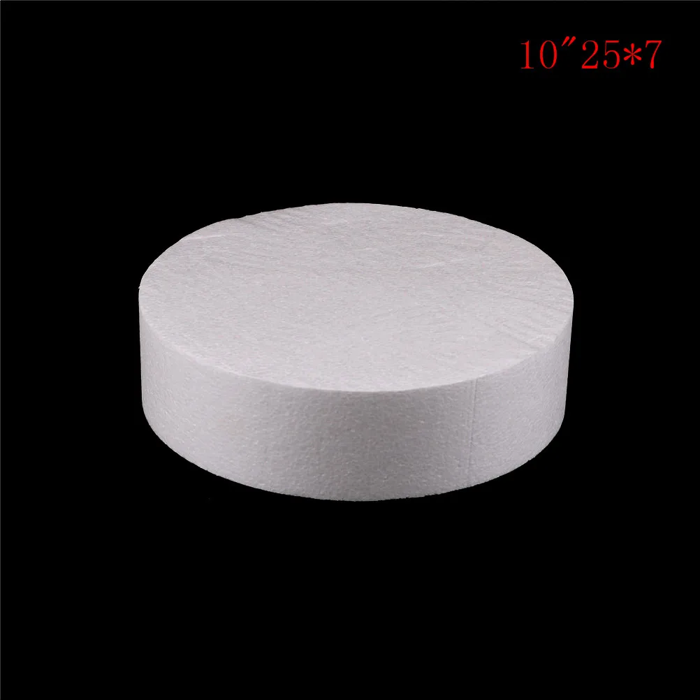 4/6/8/10 inch Round Styrofoam Foam Cake Dummy Sugarcraft Flower Decor Patrice Model New