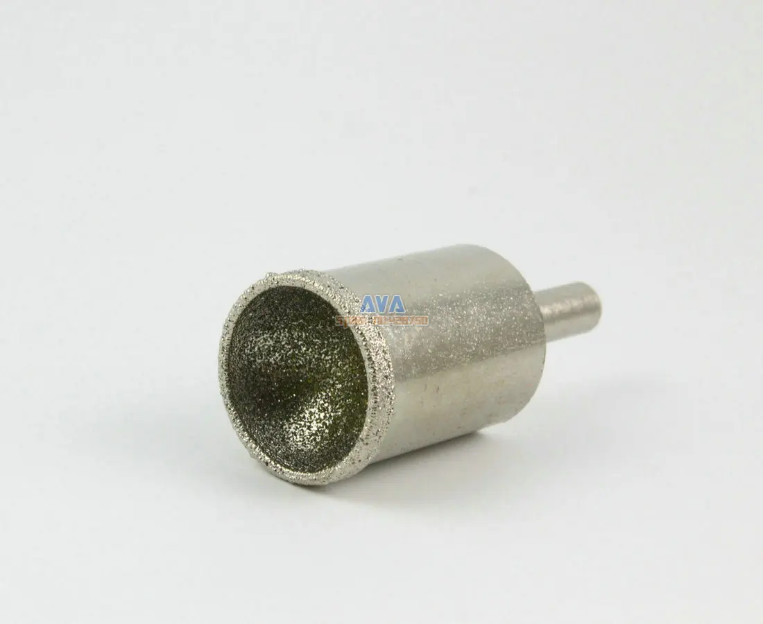 

2 Pcs 20mm Diamond Mounted Point Spherical Concave Head Grinding Bit Grit 80