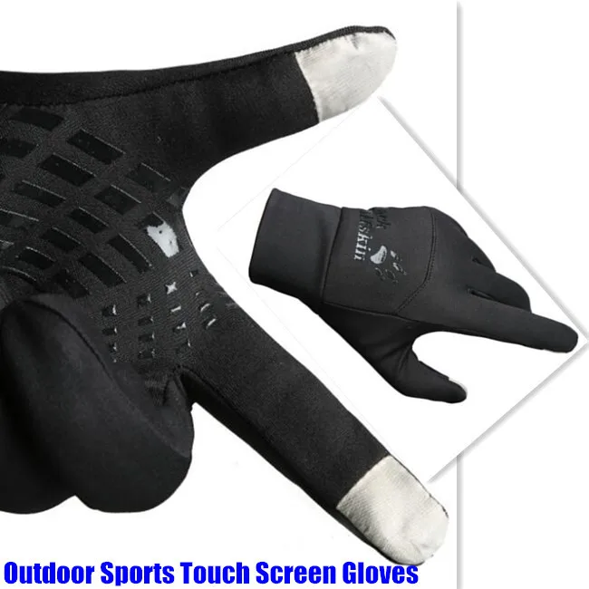 

Winter Lightweight Running 2-Finger Touch Screen Gloves For Men&Women Jogging Football Cycling,Non-slip,Waterproof