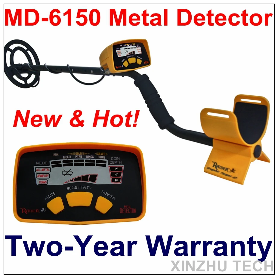 MD-6150 Underground Metal Detector Professional Handheld Depth Gold Detector Treasure Hunter Gold Positioning Treasure Search