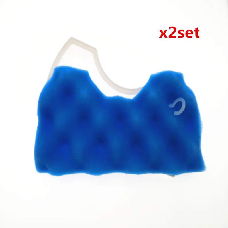 4 ชิ้น/ล็อตสีฟ้าฟองน้ำกรอง + 1 ชุดกรองฝุ่น Hepa สำหรับ Samsung DJ63-00669A SC43-47 SC4520 SC4740 VC-9625 VC-BM620 สูญญากาศทำความสะอาด