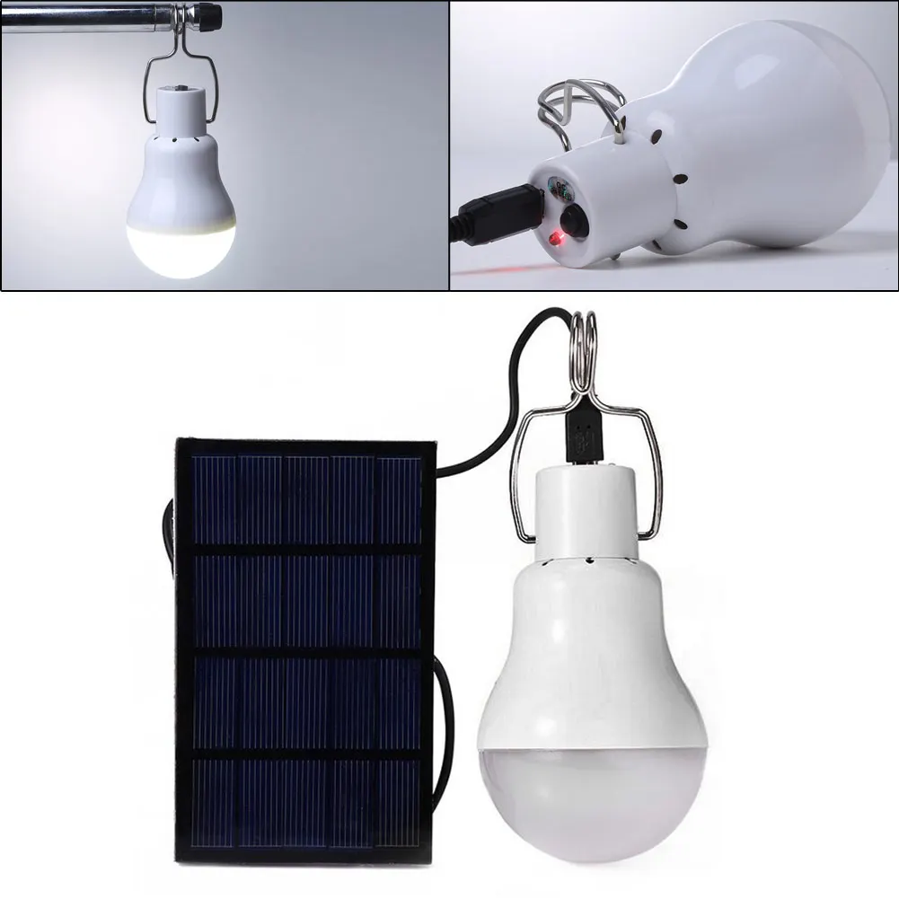 แบบพกพาที่มีประโยชน์ประหยัดพลังงาน S-1200 15W 110LM Led แบบพกพาหลอดไฟชาร์จพลังงานแสงอาทิตย์โคมไฟกลางแจ้งในบ้านแสง