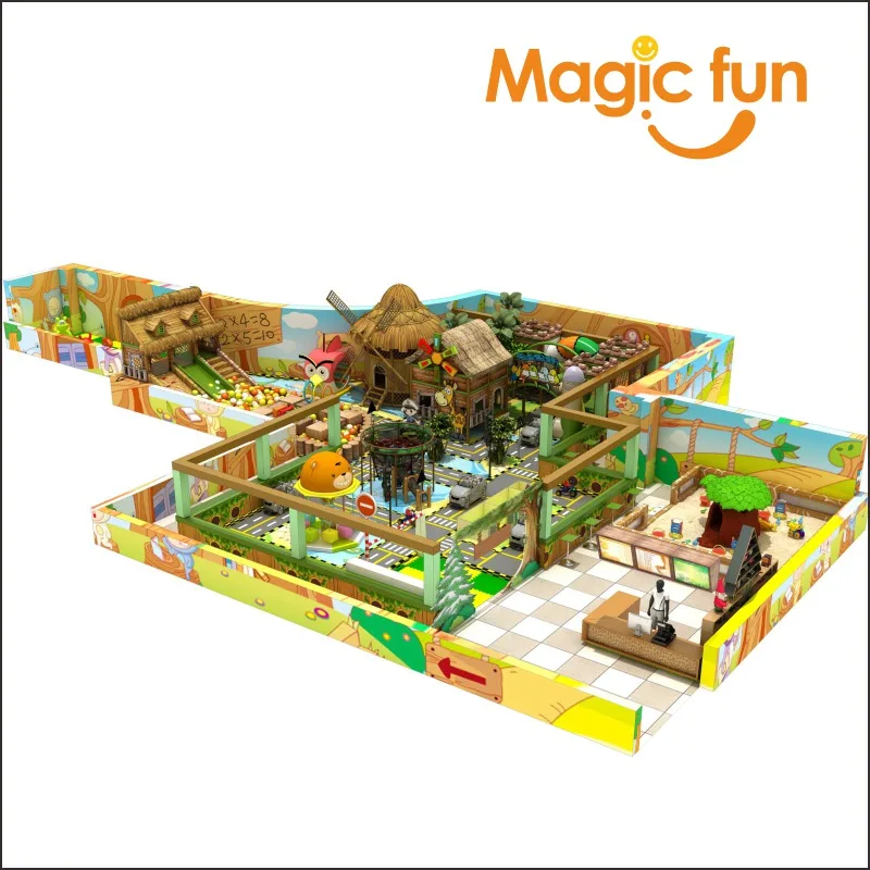 Newest Castle Parks Children Indoor Playground