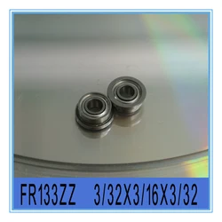 FR133 ZZ Long Life (50pieces/lot) Flanged Miniature Bearing FR133ZZ  3/32