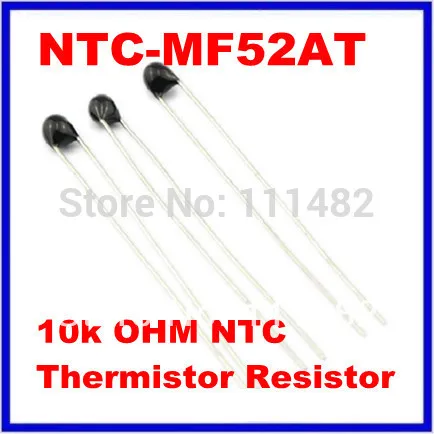 50pcs 10k OHM NTC Thermistor Resistor NTC-MF52AT 10K +/-1% 3950