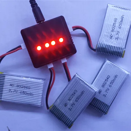 เครื่องบินรุ่นเครื่องบินควบคุมระยะไกล,เครื่องบินสี่แกน,แบตเตอรี่ลิเธียม752540, 3.7โวลต์600MAH20Cแผ่นป้องกันRechargeabl