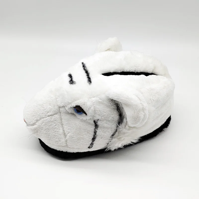 

cat Winter Plush Home Floor Shoes House Slippers Children special Women Anime Cartoon Bear Slippers Lovers Warm Woman Slippers