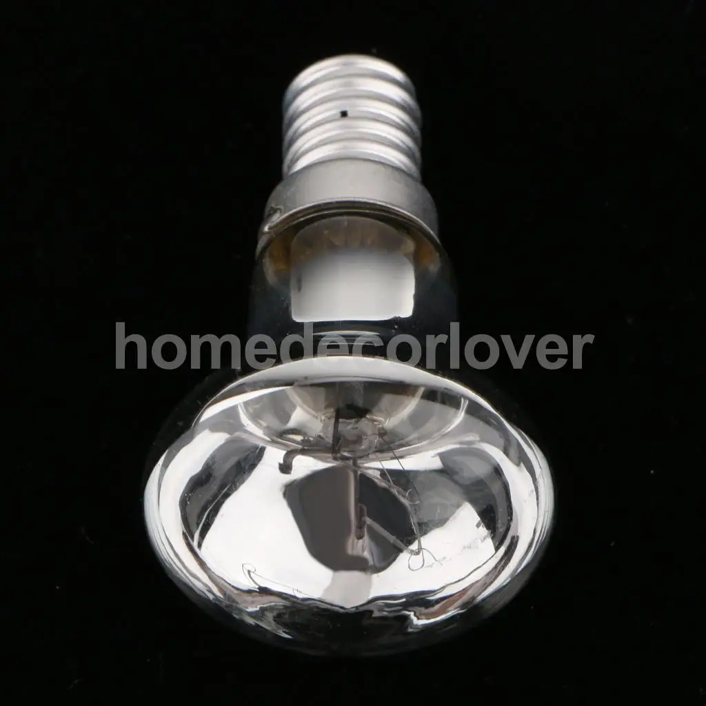 R39 Reflector Tungsten Filament Spotlight Bulb   Lamp SES E14 Clear 25W Elegant Shape Soft Light Long Lifespan