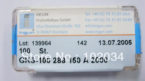 100PCS/LOT INGUN  GKS-100-288-150 GKS-100 288 150 A 2000 Spring Test Probe Pogo Pin made in Taiwan