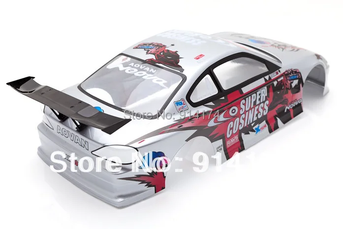 1/10  R/C cars body shell PVC painted body/Matching accessories for 1/10 rc  racing car 190mm  No:007 2pcs/lot