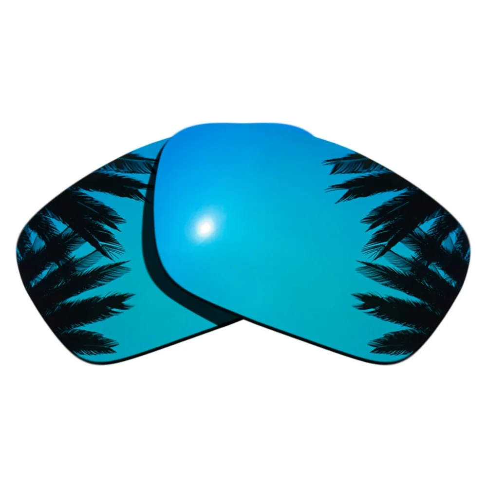 (Blue Mirrored+Orange Red+Green Mirrored Coating) 3-Pairs Polarized Replacement Lenses for Fuel Cell 100% UVA & UVB Protection