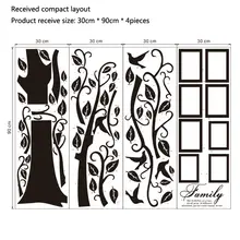 Large Family Tree PVC Wall Sticker #3
