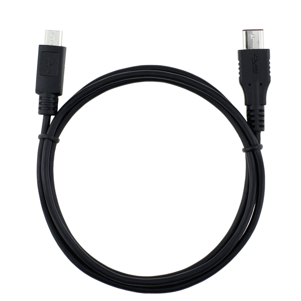 أوسب 3.1 USB-C نوع-C نوع C ذكر إلى المصغّر usb 2.0 5pin ذكر موصل كابل 100 سنتيمتر 1 متر