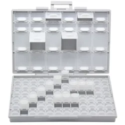 AideTek resistor capacitor Organizer Craft Beads Storage box kit enclosure SMD SMT parts organizer surface mount toolboxBOXALL96