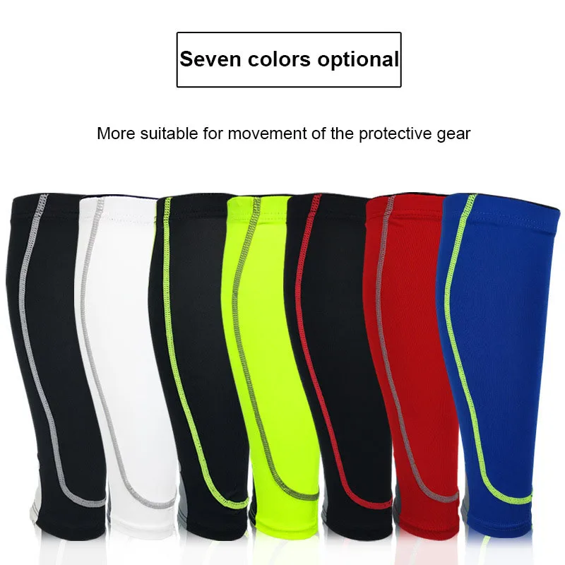 Compression Sports Leg Sleeve Running Leggings Cover Leg Warmers Men Women Bicycle Calf Support Shin Guard Gym Sun UV Protection