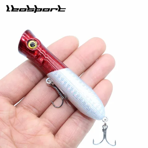 Imagen 1 del producto 1 Uds Popper Wobbler señuelo de pesca compatible con kosadaka yo zuri caña flotante Crankbait cebo artificial peche poper pop pesca carpa Pike