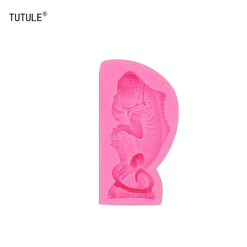 Gadgets-large Lizard mould-mini food  mold/Iguana Silicone Mold Cake Sugar DecorationsPolymer Clay DIYCraft Embellishment Lizard