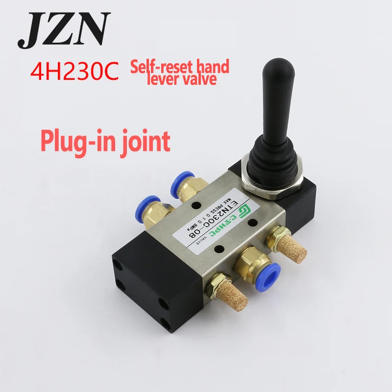 1PCS free freight hand valve cylinder manual control valve 4h230c-08 automatic reset accessory switch