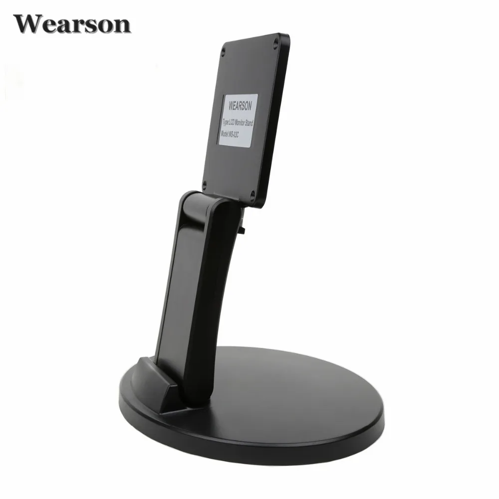 Wearson WS-03C Folding Metal LCD TV Holder Touch Screen Monitor Desk Stand Bracket With VESA Hole 75x75 100x100mm